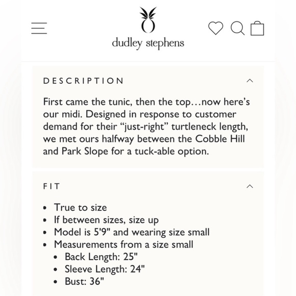 DUDLEY STEPHENS Greenpoint Turtleneck gray small Terry Fleece Funnel Neck NWT - Picture 2 of 9